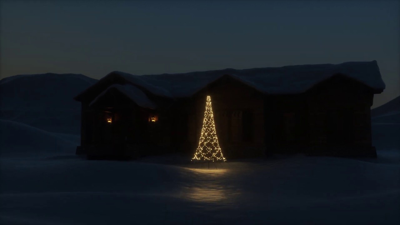 Fairybell LED Christmas tree for outdoors